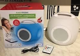 EASYmaxx LED Bluetooth високоговорител | Промяна на цвета, акумулаторн