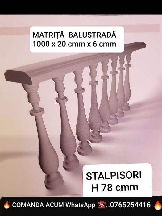 OFERTA VAND FORME STALPISORI balustrada beton constructi balustri dale