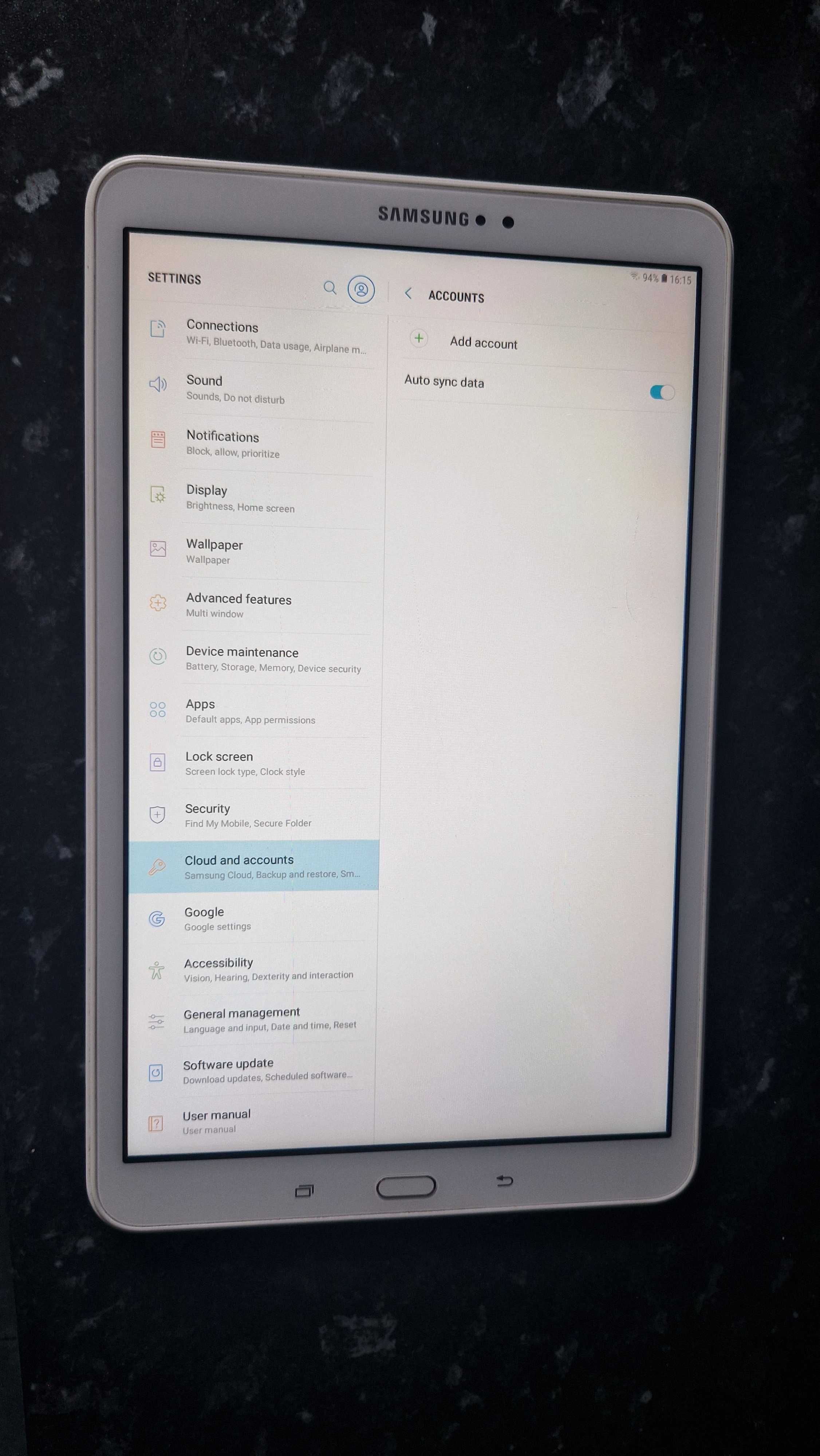 Vand Tableta Samsung Tab A6 mare 10.1" Alba Android 8.1 la 300lei