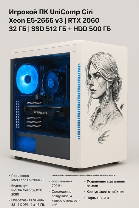 Компьютер+монитор