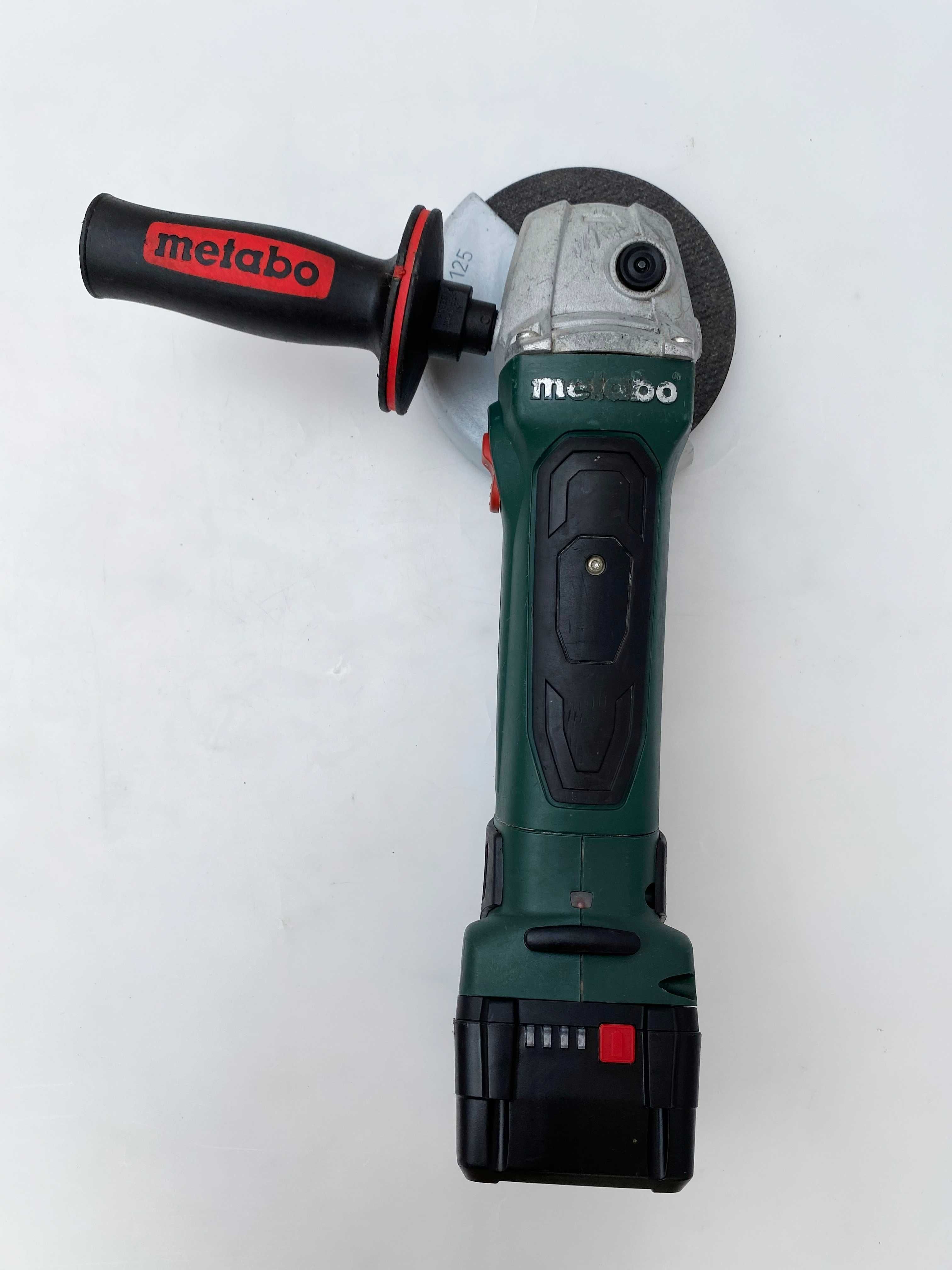 METABO W18LTX125 Quick - Акумулаторен ъглошлайф!