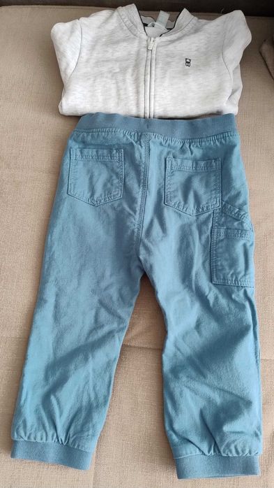 Детски дънки, жилетка и панталон размер 86