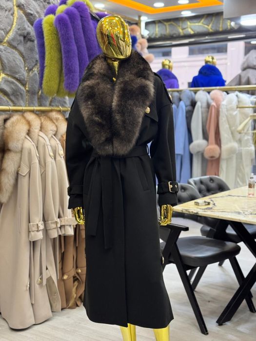 Palton casmir oversized