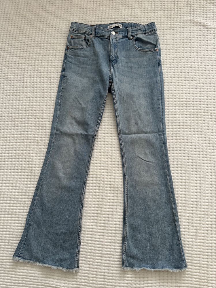 Blugi/ Jeans Zara model Flare, mar. 164 (13-14 ani)