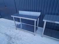Mese din inox cu rebord 120,140,160,180,200x70x85,transport gratuit