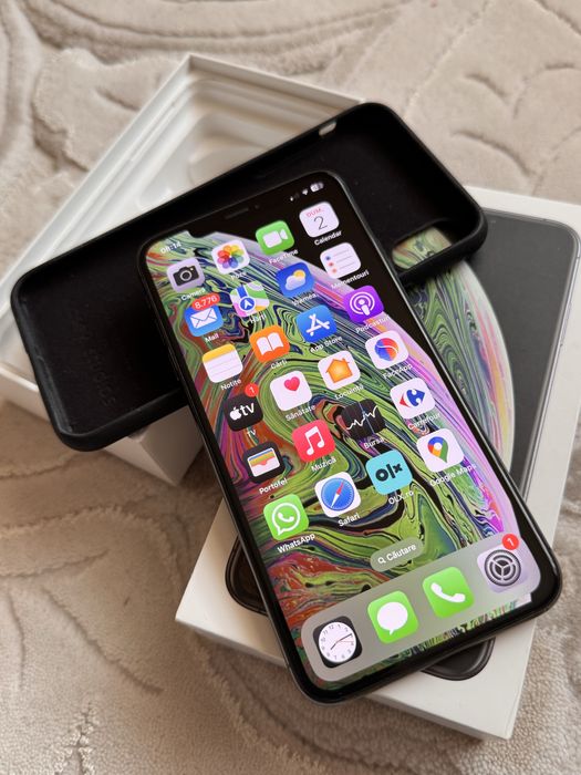 Iphone XS Max 256 GB full box impecabil ca nou