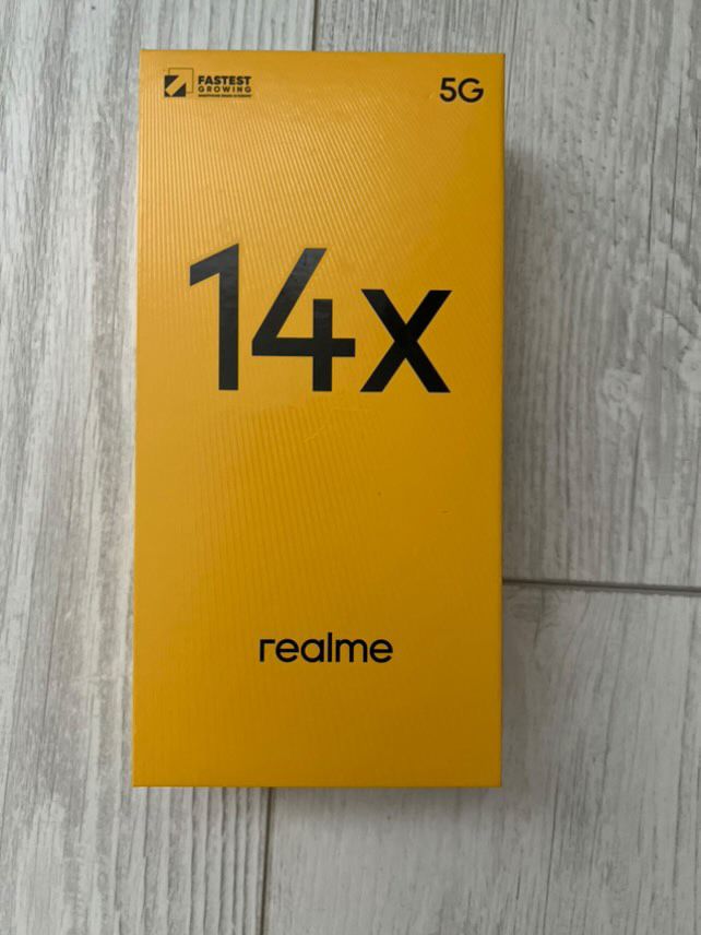 Неразопакован Смартфон Realme 14x , 5G, BLACK, 128GB, 6GB