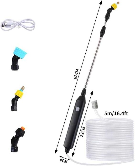 Pulverizator electric pentru plante cu tijă telescopică de 60 cm