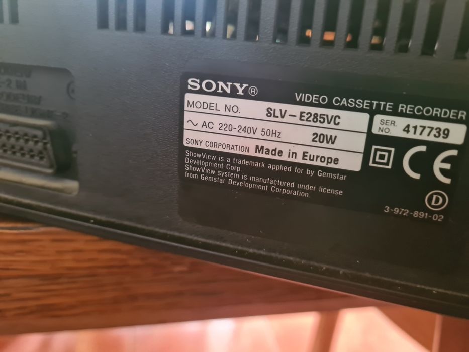 Vhs Sony Slv-e285vc video casette player