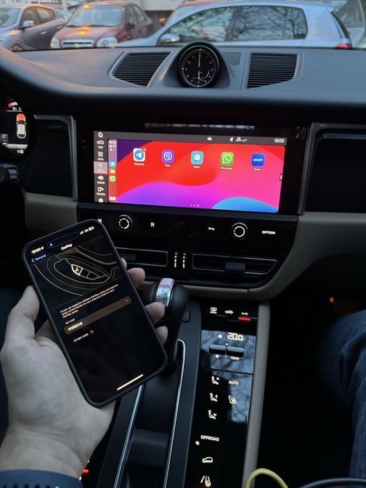 CarPlay Wireless Fullscreen Android Porsche Cayenne Macan 911 Audi VW