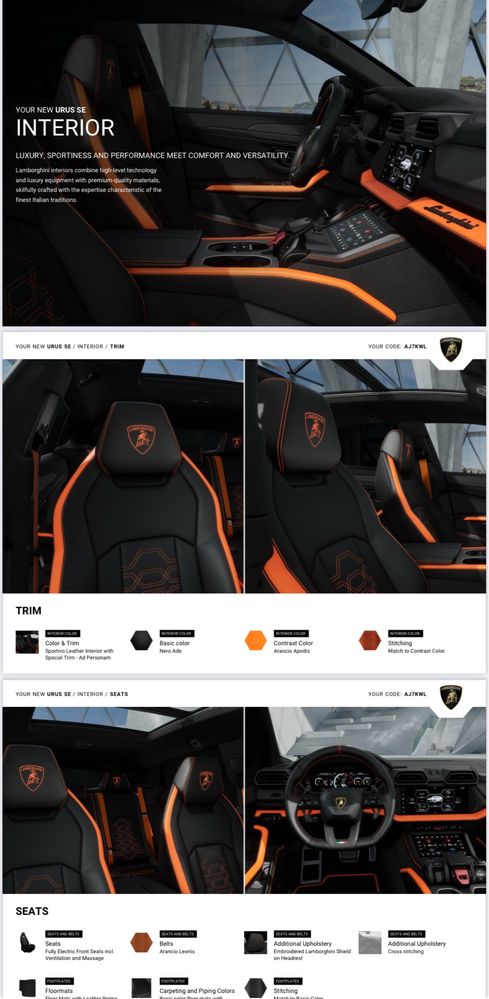 Lamborghini URUS SE fullopt