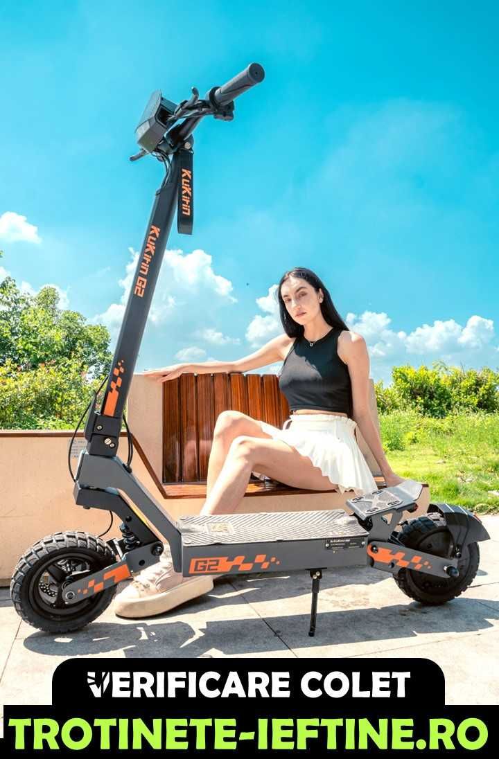 Trotineta KuKirin G2 - Viteză 45 km/h, motor 800W, autonomie 55km