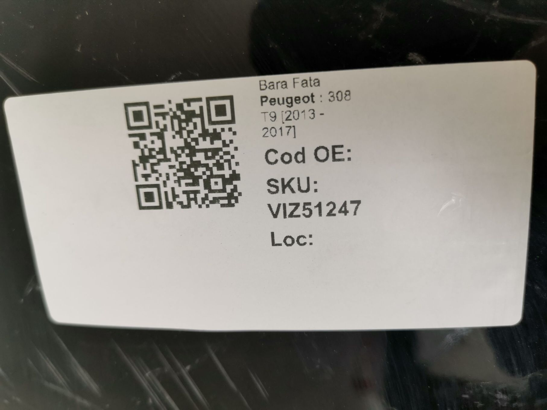 Bara Fata Peugeot  308 T9 [2013 - 2017] Originala In Stare Buna