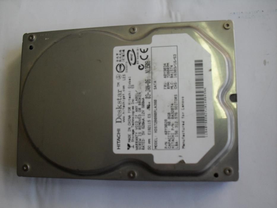 Хард Диск Hard Disc Sata Hitachi Deskstar 40Y9028 HDS728080PLA380 )A4