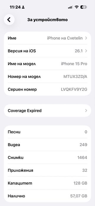 Iphone 15  pro - като нов