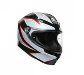 Каска AGV K-6 S Flash Matt Black/Grey/Red