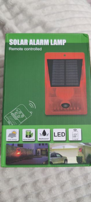 Alarma solară cu senzor miscare