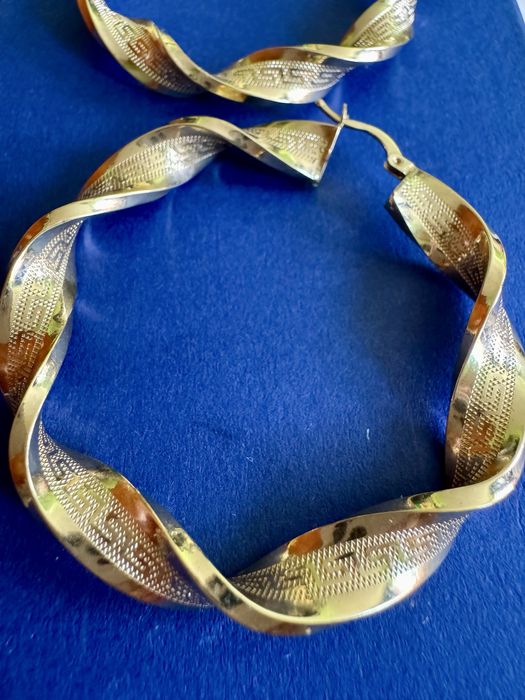 Златни обеци халки