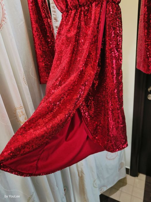 Rochie eleganta cu paiete