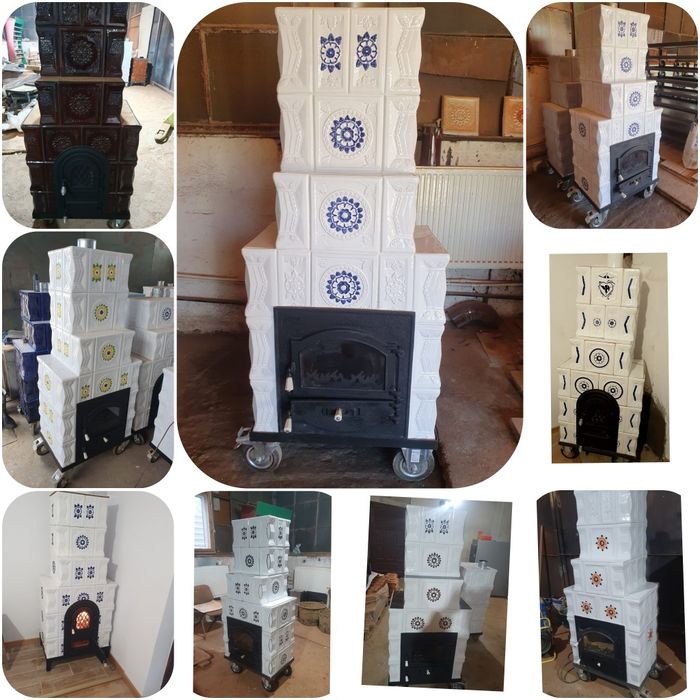 Șemineu de  teracota