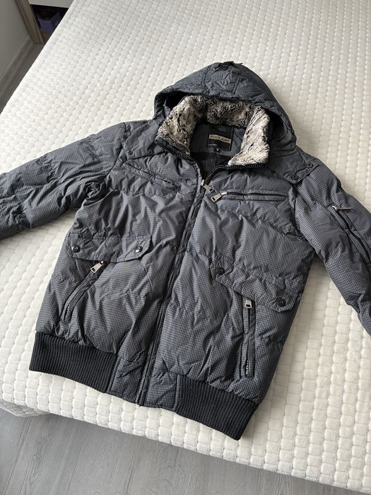 Мъжко зимно яке с качулка