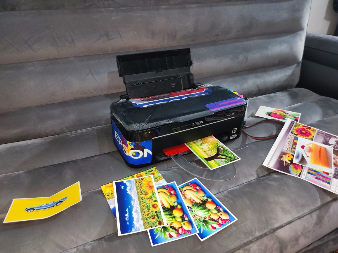 Epson L 22 rangli printer holati idialni zor, zaprafka qilingan tayyor