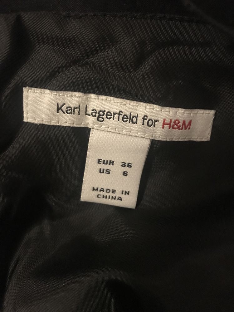 Рокля официална Karl Lagerfeld & H&M р-р S/36