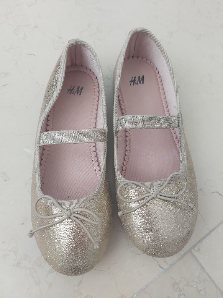 Pantofiori H&M aurii