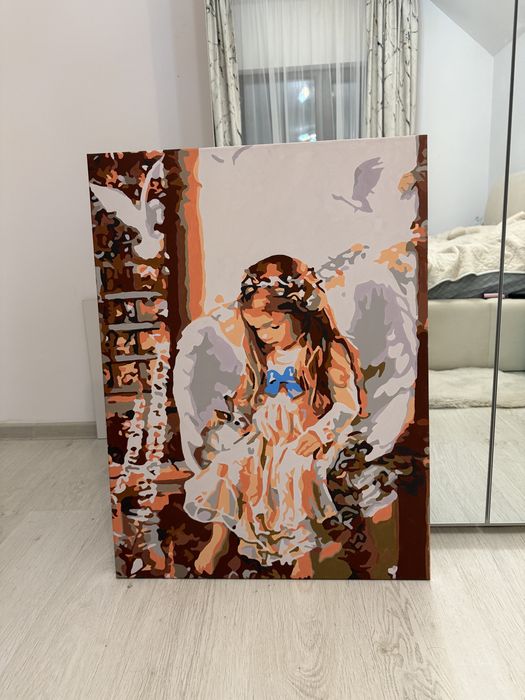 Pictura ingeras fetita