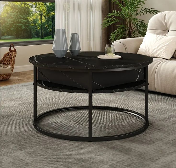 Кръгла повдигаща холна маса Vicco