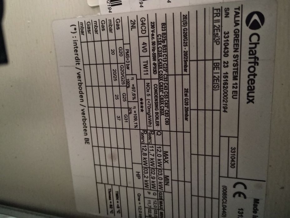 Centrala gaz in condensare