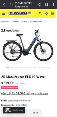 Bicicleta electrica Manufaktur 2R elx10