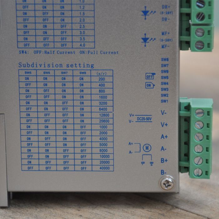 FUYU Stepper Motor Driver FMDD50D40NOM, CNC 3Axes Control.Nou