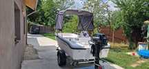 Barca CORTINA 410, SUZUKY 20HP 0 ore si PERIDOC, Super Oferta!