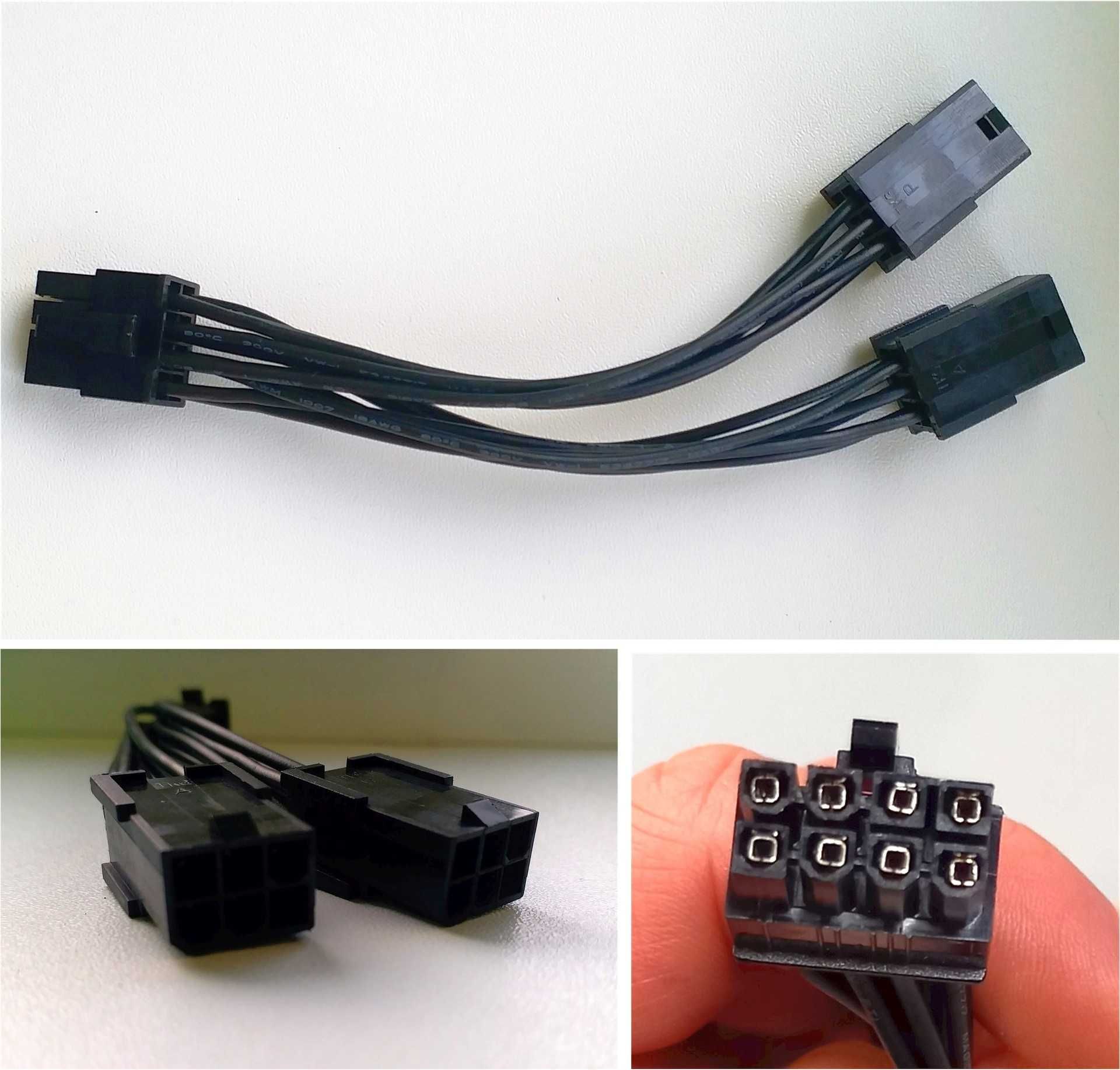 Adaptor splitter alimentare placa video PCIEx 6 8 6+2 pini MOLEX PCI-E