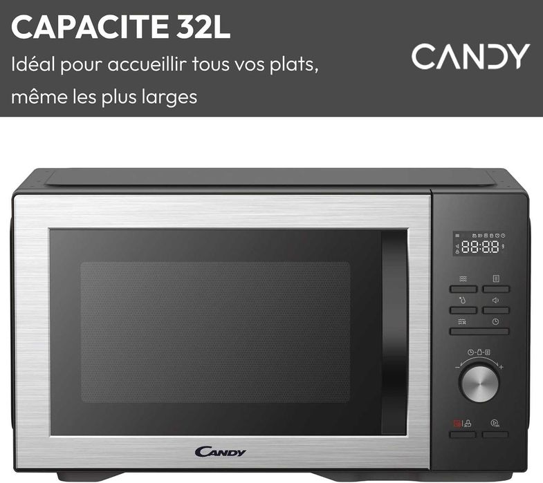 Микровълнова печка Candy Essenza (CMWA32EDLB) 32L 1000W