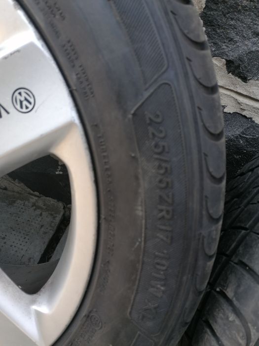 Jante Volkswagen 5×112  +cauciucuri 225 /55/17