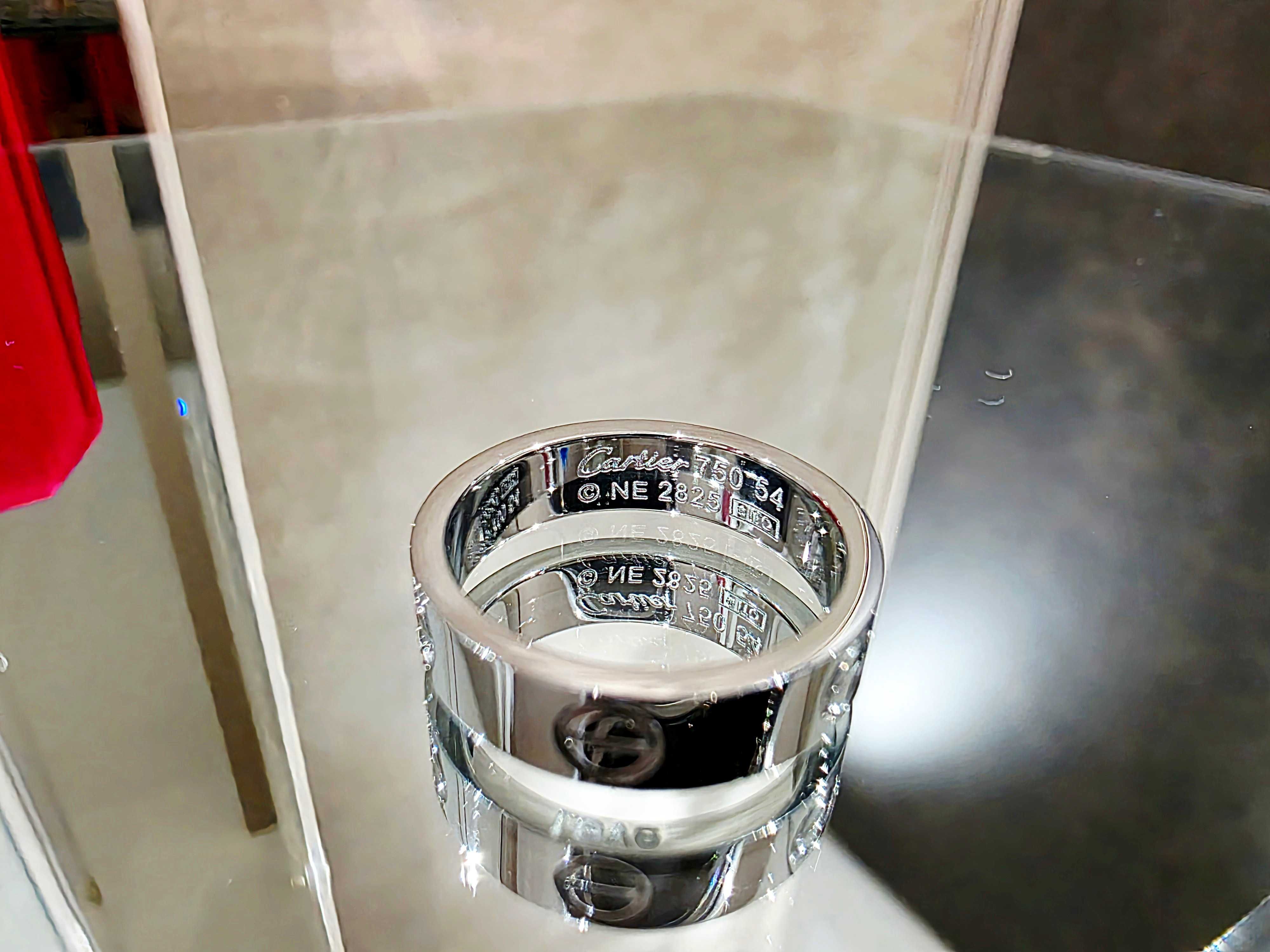 CARTIER Love White Gold Classic Model Пръстен