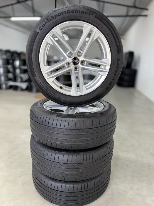 Jante Audi Q5 R19 Originale FY Continental de vara 80%