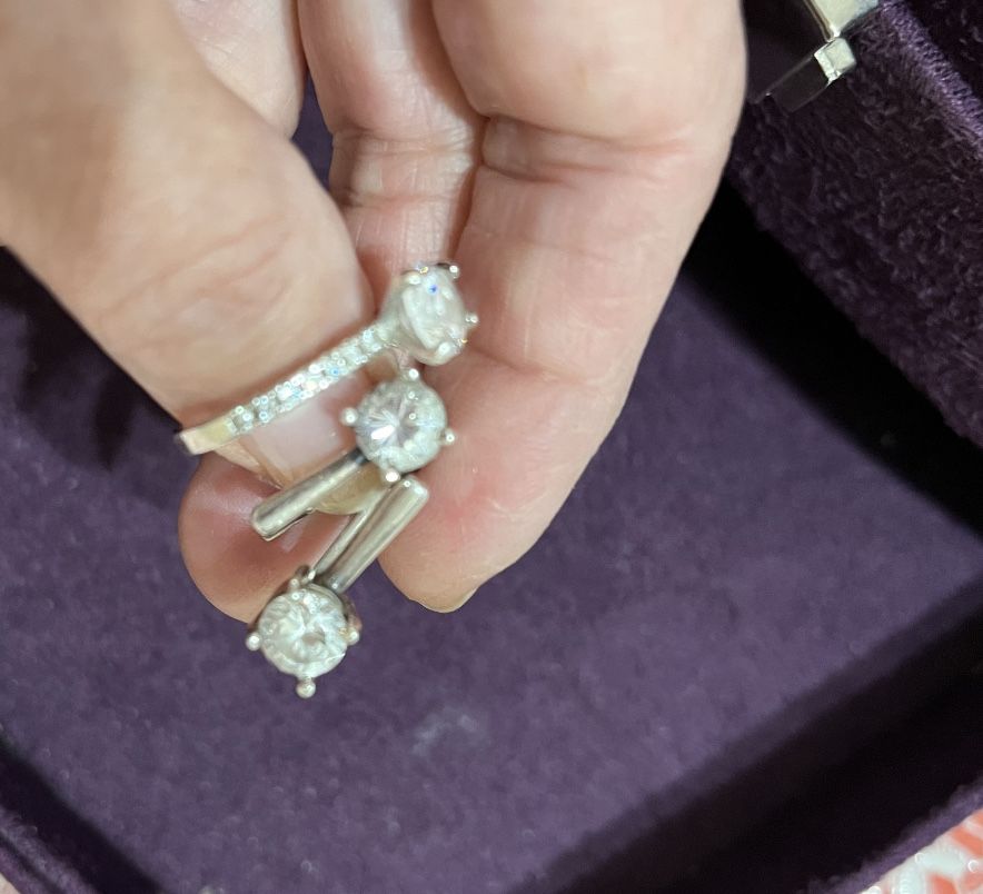 Эффектные серьги  из цветного серебра 925 проба