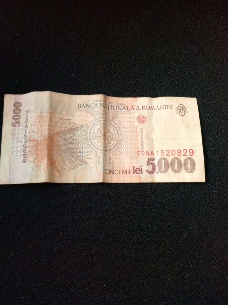 Bancnota de colecție 5000lei