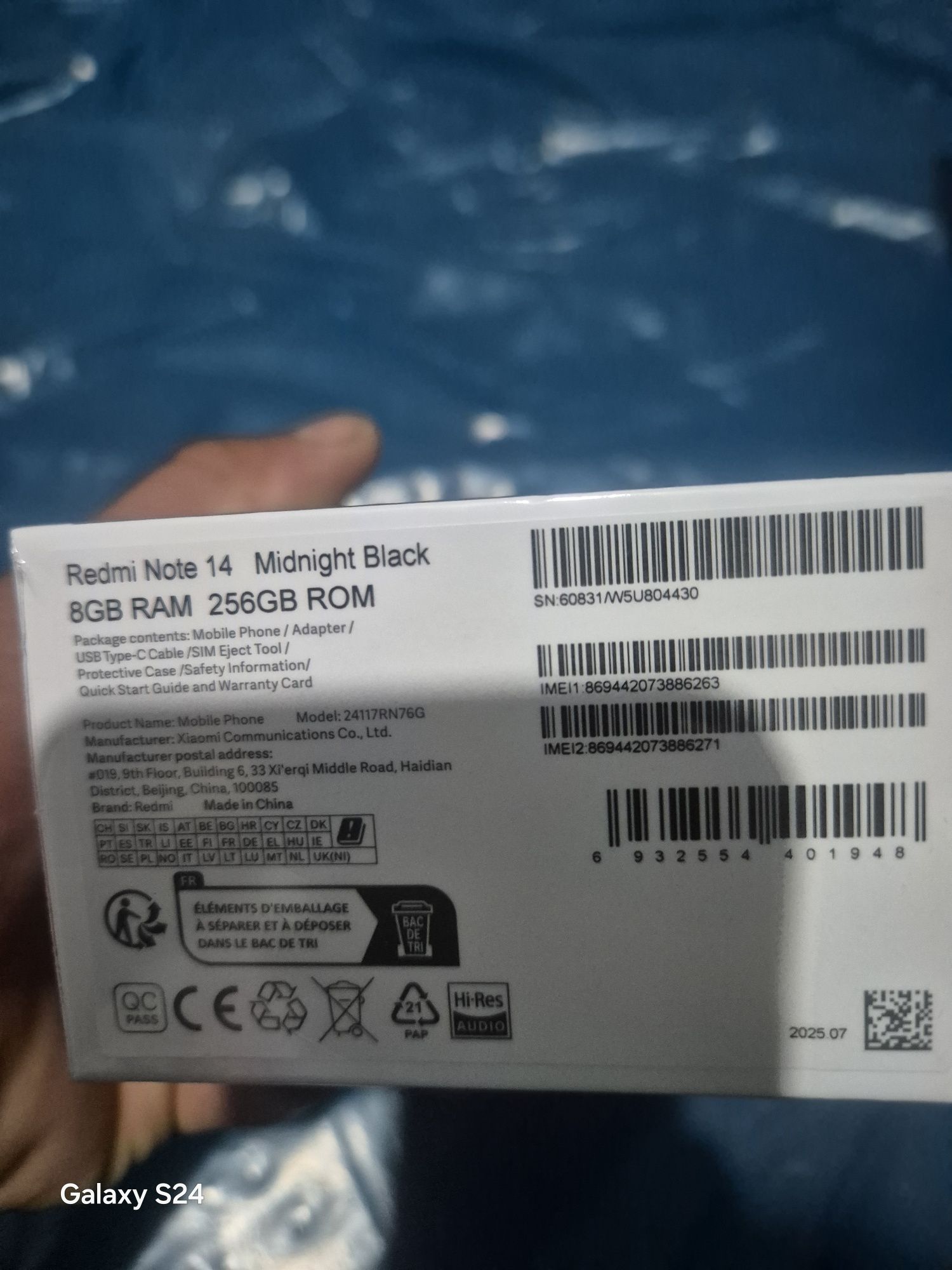 Redmi Note 14 8+8/256