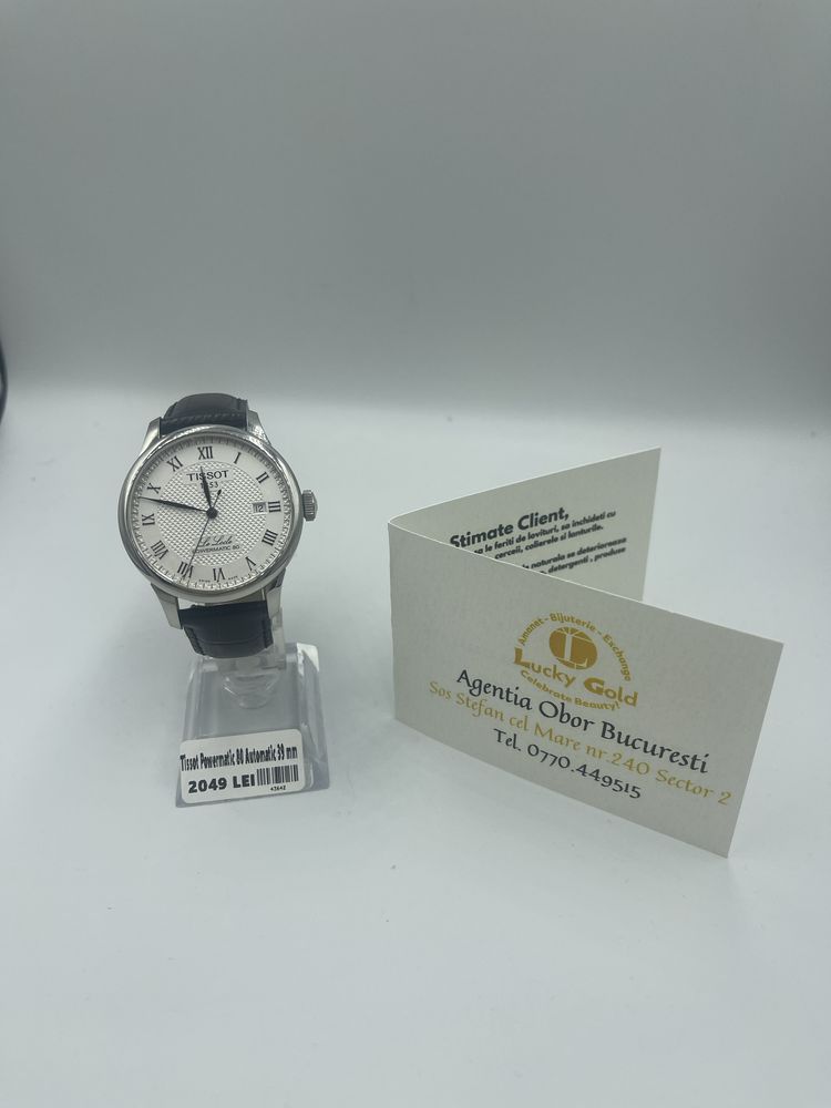 Tissot Powermatic 80 Automatic 39mm #43642