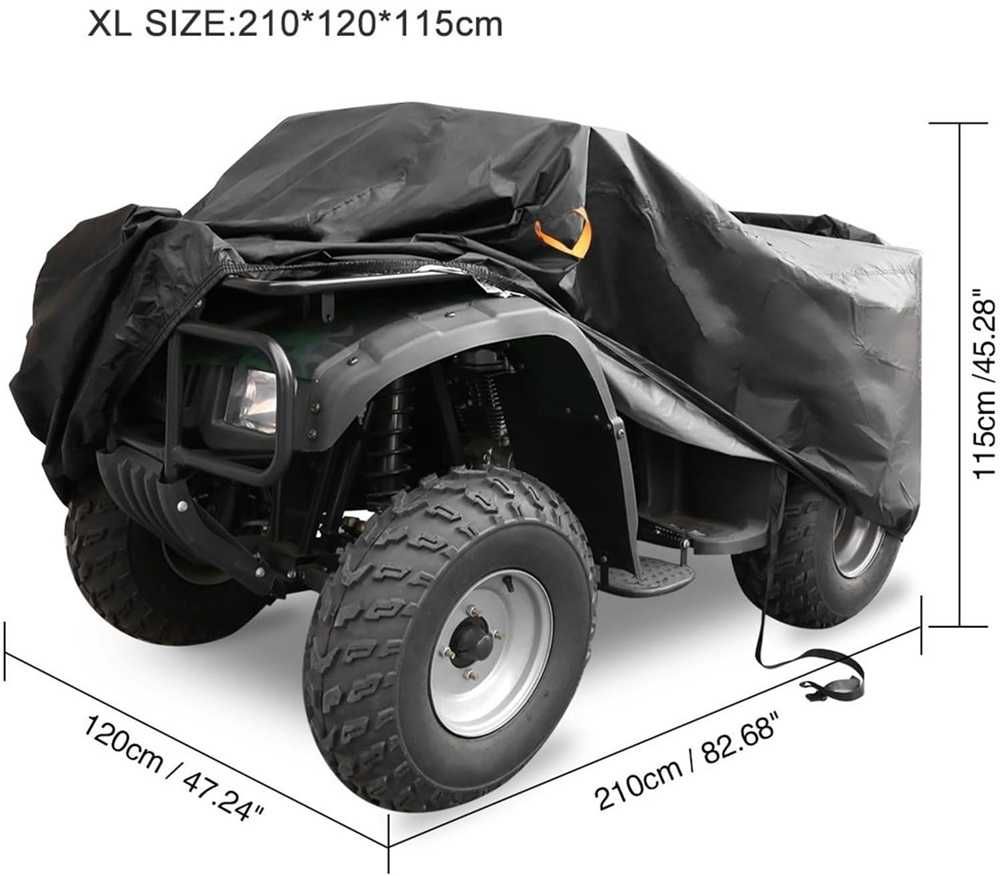 Водоустойчиво Покривало/Брезент за ATV - XL (210х120х115)