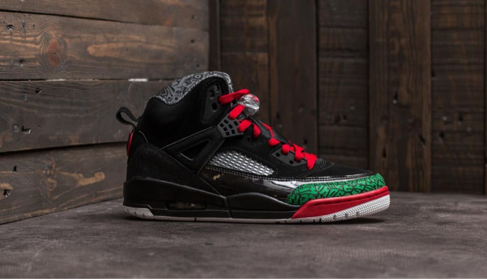 Jordan Spizike Black Varsity Red