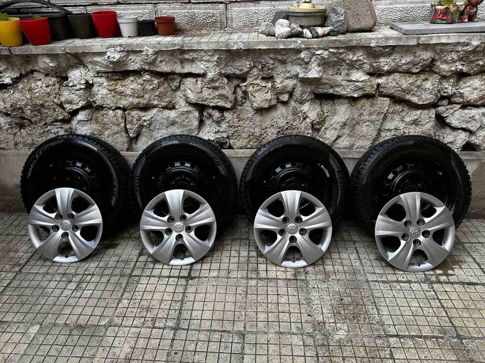 Зимни гуми Pirelli 185 65 15 с джанти 15 цола