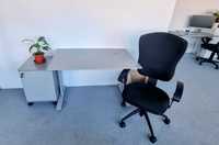 birou + scaun ergonomic + casetiera (6 bucati, TVA incl