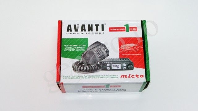 Statie emisie receptie Avanti Micro CB  kit cu antena 45 cm