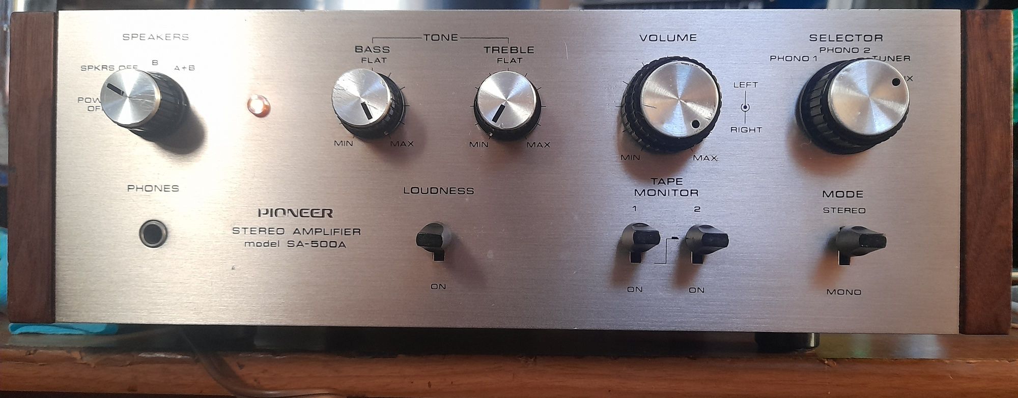 Pioneer SA-500A amplificator stereo ( linie / instrumente )