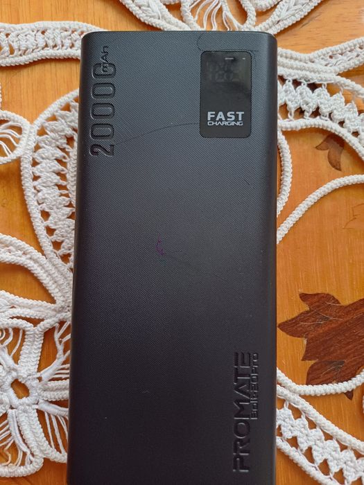 Baterie externa promate 20.000mAh Power Bank Dual usb-a usb-c Output